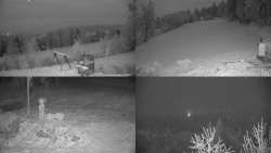 Sdružený snímek okolí chaty Myslivna