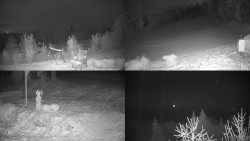 Sdružený snímek okolí chaty Myslivna