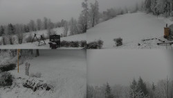 Sdružený snímek okolí chaty Myslivna