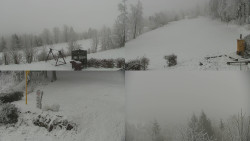 Sdružený snímek okolí chaty Myslivna