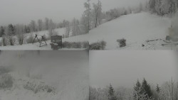 Sdružený snímek okolí chaty Myslivna