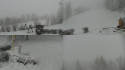 Sdružený snímek okolí chaty Myslivna