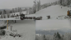 Sdružený snímek okolí chaty Myslivna