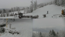 Sdružený snímek okolí chaty Myslivna