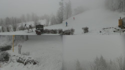 Sdružený snímek okolí chaty Myslivna