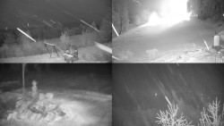 Sdružený snímek okolí chaty Myslivna