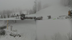 Sdružený snímek okolí chaty Myslivna