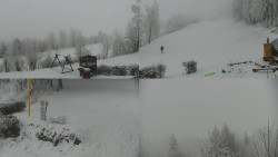 Sdružený snímek okolí chaty Myslivna