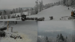 Sdružený snímek okolí chaty Myslivna