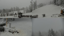 Sdružený snímek okolí chaty Myslivna