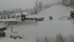 Sdružený snímek okolí chaty Myslivna