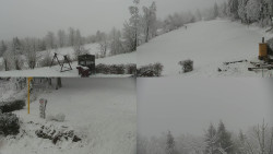 Sdružený snímek okolí chaty Myslivna