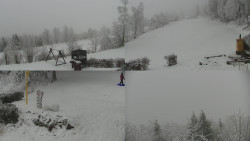 Sdružený snímek okolí chaty Myslivna