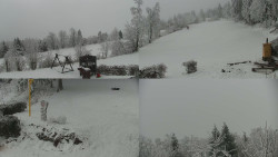 Sdružený snímek okolí chaty Myslivna