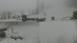 Sdružený snímek okolí chaty Myslivna