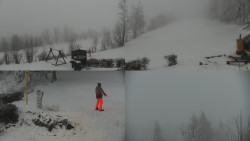 Sdružený snímek okolí chaty Myslivna