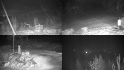 Sdružený snímek okolí chaty Myslivna