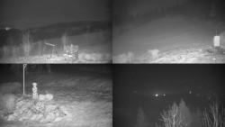 Sdružený snímek okolí chaty Myslivna