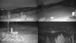 Sdružený snímek okolí chaty Myslivna