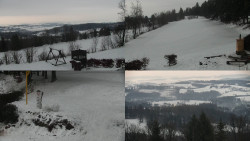 Sdružený snímek okolí chaty Myslivna