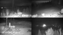 Sdružený snímek okolí chaty Myslivna