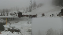 Sdružený snímek okolí chaty Myslivna