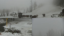 Sdružený snímek okolí chaty Myslivna