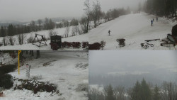 Sdružený snímek okolí chaty Myslivna