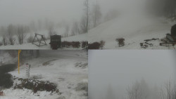 Sdružený snímek okolí chaty Myslivna