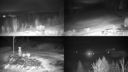 Sdružený snímek okolí chaty Myslivna