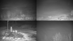 Sdružený snímek okolí chaty Myslivna