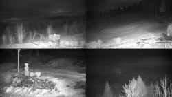 Sdružený snímek okolí chaty Myslivna