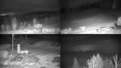 Sdružený snímek okolí chaty Myslivna