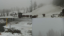 Sdružený snímek okolí chaty Myslivna