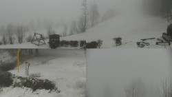 Sdružený snímek okolí chaty Myslivna