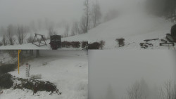 Sdružený snímek okolí chaty Myslivna