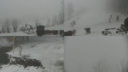 Sdružený snímek okolí chaty Myslivna