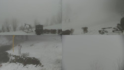 Sdružený snímek okolí chaty Myslivna