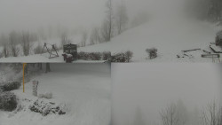 Sdružený snímek okolí chaty Myslivna