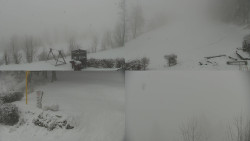 Sdružený snímek okolí chaty Myslivna