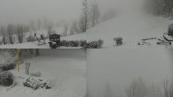 Sdružený snímek okolí chaty Myslivna