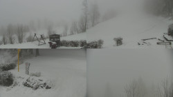 Sdružený snímek okolí chaty Myslivna