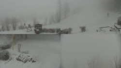 Sdružený snímek okolí chaty Myslivna