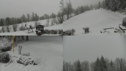 Sdružený snímek okolí chaty Myslivna