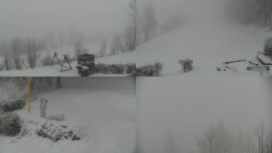 Sdružený snímek okolí chaty Myslivna