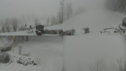 Sdružený snímek okolí chaty Myslivna