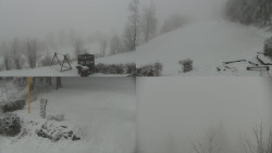 Sdružený snímek okolí chaty Myslivna