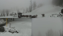 Sdružený snímek okolí chaty Myslivna