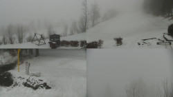 Sdružený snímek okolí chaty Myslivna