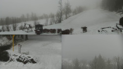 Sdružený snímek okolí chaty Myslivna